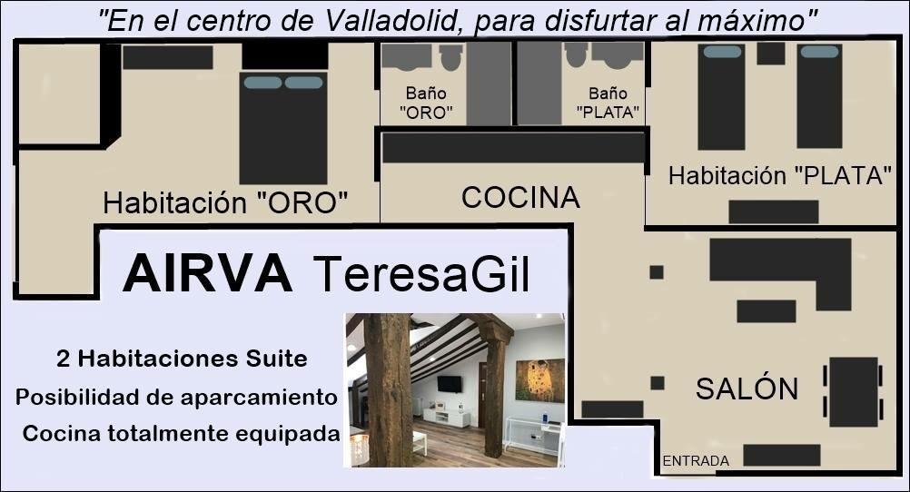 AIRVA: Apartamento Teresa Gil Valladolid Bagian luar foto